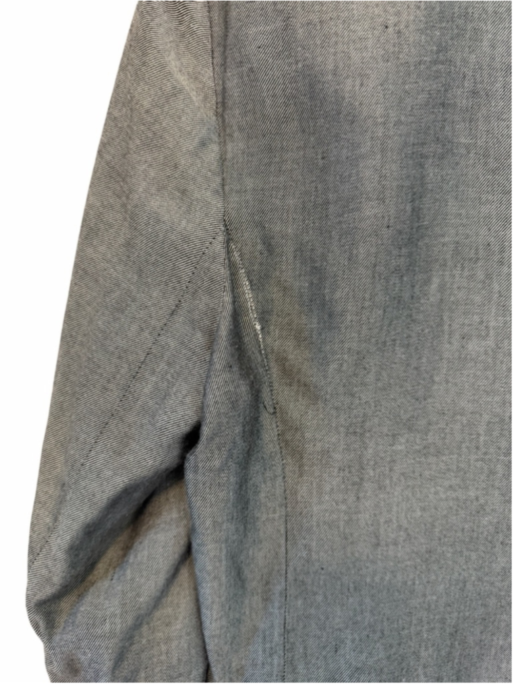 Talula Grey Open Front Blazer Jacket Size 6 Career Office Lightweight Chic - Picture 11 of 11